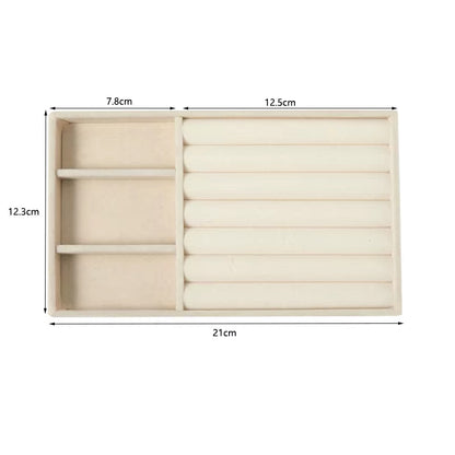 Velvet Jewelry Display Tray