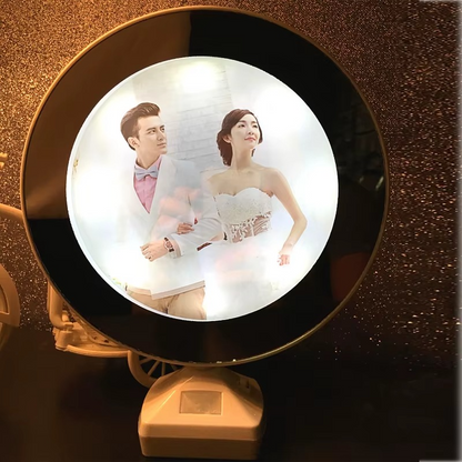 7 Inch Multi function LED Gift Light Photo Frame With Mirror