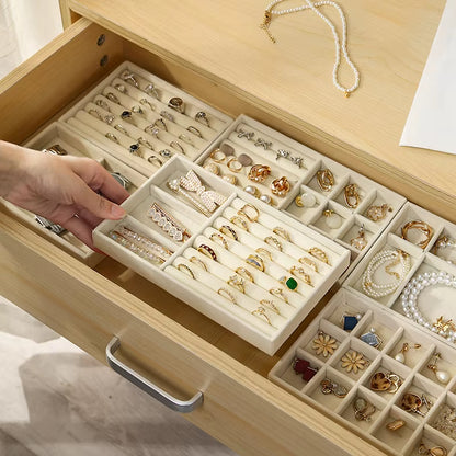 Velvet Jewelry Display Tray