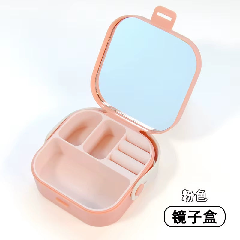 Portable Multi-Function PP Plastic Jewelry Box