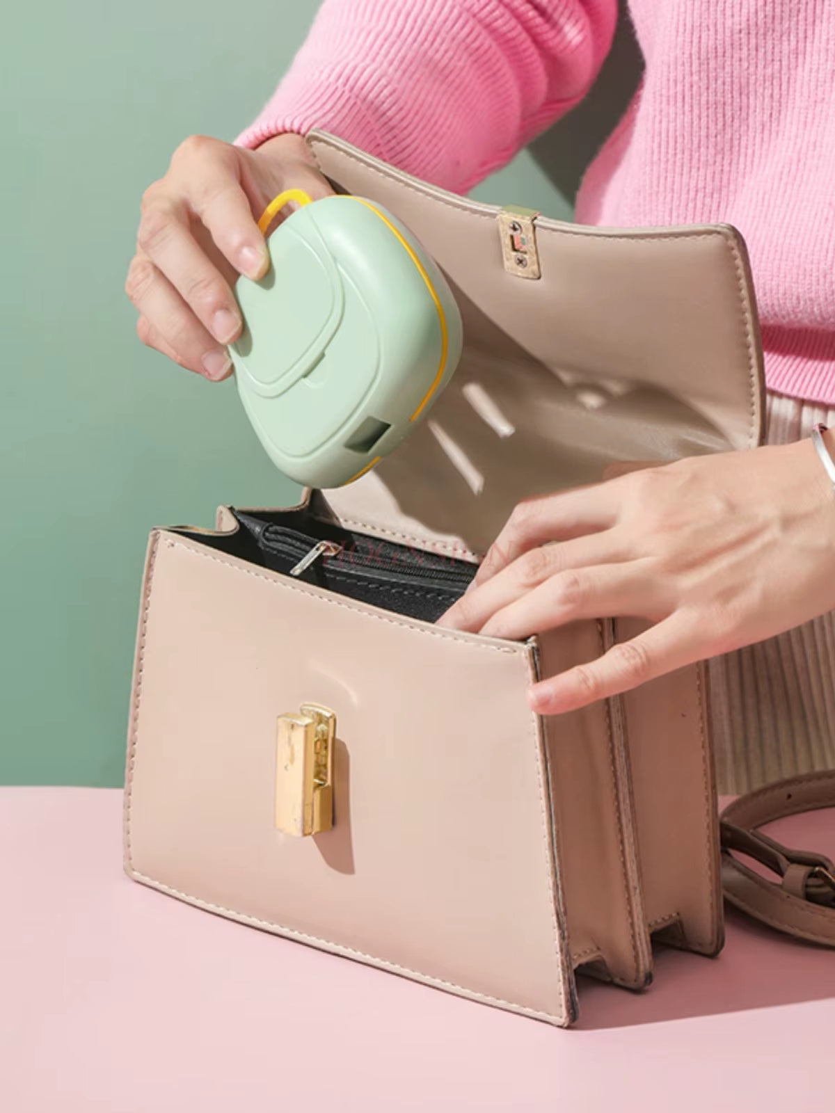 Portable Multi-Function PP Plastic Jewelry Box