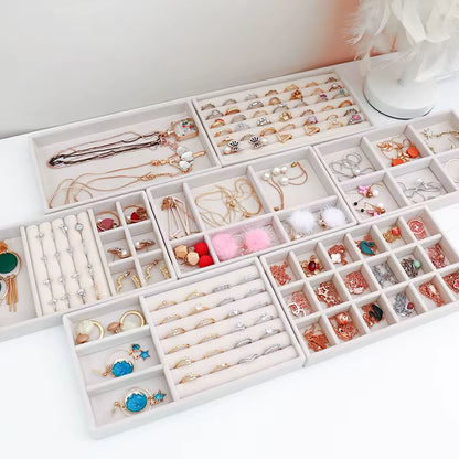 Velvet Jewelry Display Tray